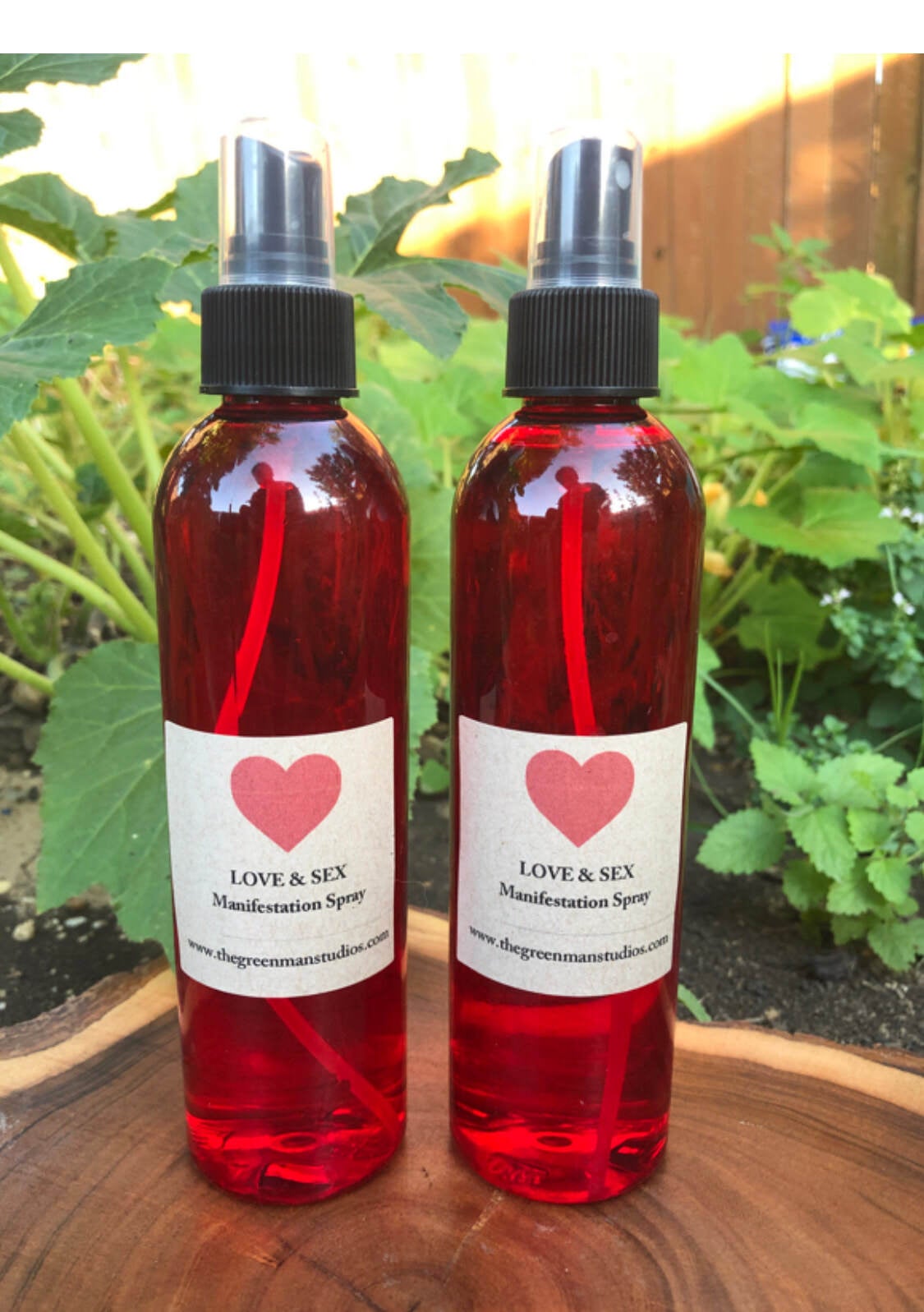 Promote love and be sex positive with our manifestation spray fromThe  GreenMan Studios!